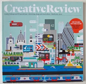 CREATIVE REVIEW / ART DESIGN MAG / LONDON UNDERGROUND 150 SPECIAL ISSUE MAR 2013 - Imagen 1 de 4