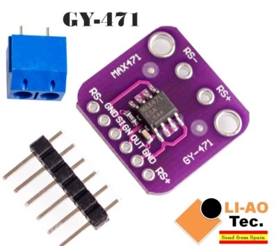GY-471 3A Range Current Sensor Module Professional MAX471 Module - Imagen 1 de 4