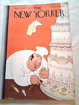 ORIGINAL The New Yorker Complete News Stand Magazine May 5 1928 Leonard Dove Art Foto 1 de 4