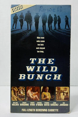 The Wild Bunch VHS 1995 Full-Length Screening Cassette- William Holden Screener - Image 1 of 4