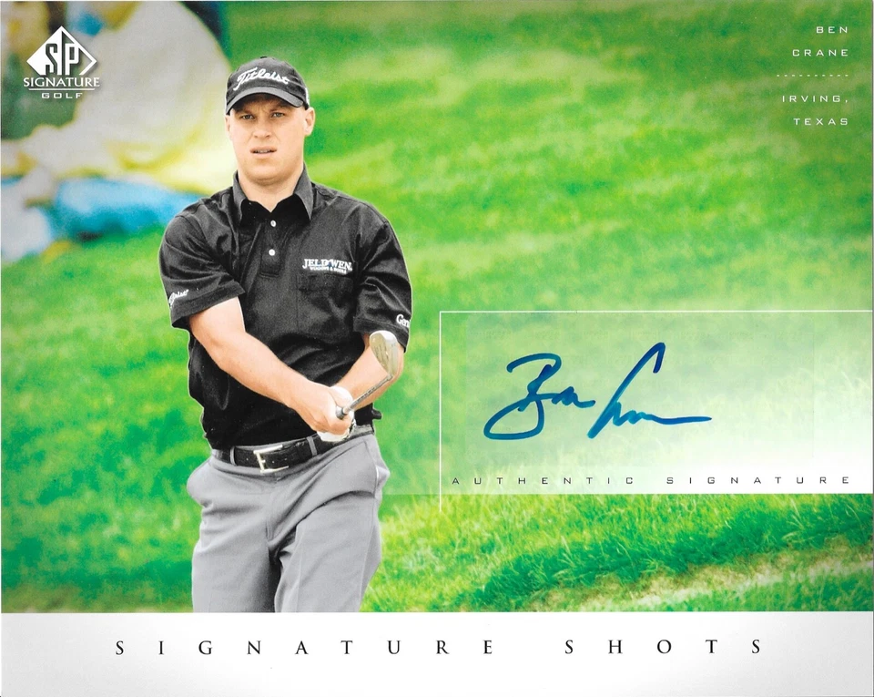 Ben Crane 2004 Upper Deck SP Signature Golf 'Signature Shots' 8 x 10 Auto - Image 1 of 1