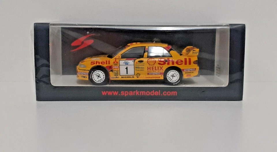 Spark S6502 1/43 MITSUBISHI LANCER EVOLUTION Ⅲ NO.1 Winner Rally Finlandia 1995