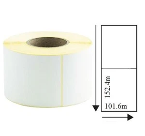 10,000 101.6mm x 152.4mm White Thermal Transfer Labels 38mm Core - Picture 1 of 1