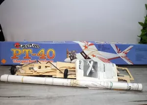 ⭐Great Planes PT-40 Trainer RC Airplane Spare Parts, Instructions, and Blueprint - Picture 1 of 7