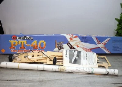 ⭐Great Planes PT-40 Trainer RC Airplane Spare Parts, Instructions, and Blueprint - Image 1 of 4