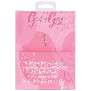 Necklace Gods Girl Star Cross With - Picture 1 of 1