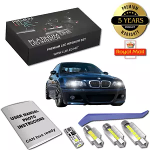 BMW E46 LED Kit Premium Interior 14 SMD sin Errores Bombillas Canbus 3er Coupe - Imagen 1 de 11