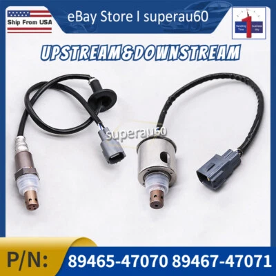 Juego de 2 sensores de oxígeno O2 para Toyota Prius 2004-2009 89465-47070 89467-47071 EE. UU. Foto 1 de 4