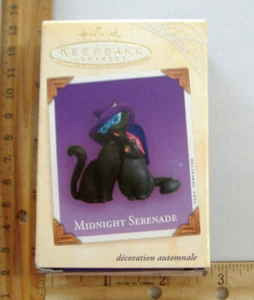 MIDNIGHT SERENADE 2003 HALLOWEEN HALLMARK ORNAMENT - Picture 1 of 2