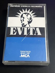Vintage EVITA - PREMIERE AMERICAN RECORDING / Cassette MCA MCAC2-11007 (1979) - Picture 1 of 4