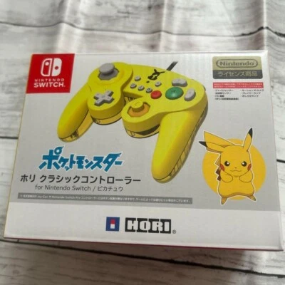 Nintendo Switch Pokemon Pikachu Holi Classic Controller GameCube Style japan - Image 1 of 4
