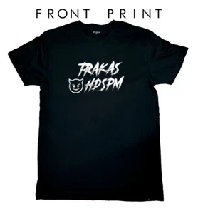Trakas HDSPM Cotton T-Shirt Wht Black, Regional Mexicano Playera Trakas Corridos - Picture 1 of 2