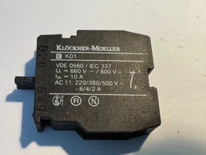 EK01 Moeller Contact Block NC K01 - Picture 1 of 1