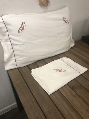 Oscal de La Renta Home Cream Ivory Standard Pillowcases Pair Foto 1 de 4