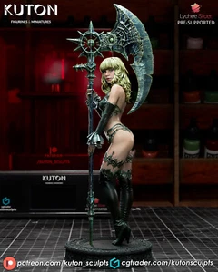 Kaelira, World of Warcraft, WOW, sexy Pin-Up, Figur, 3D Druck, Statue, UNBEMALT - Bild 1 von 7