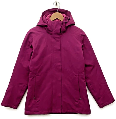 Patagonia Tres Down Jacket Womens Small Hooded Waterproof Coat S 28191 $499 2011 - Image 1 of 4