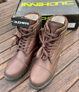 Duchinni Sherwood Waterproof Motorcycle Boots in Brown - Picture 1 of 1