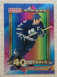 1994-95 Topps Premier Finest Wendel Clark #10 - Picture 1 of 2