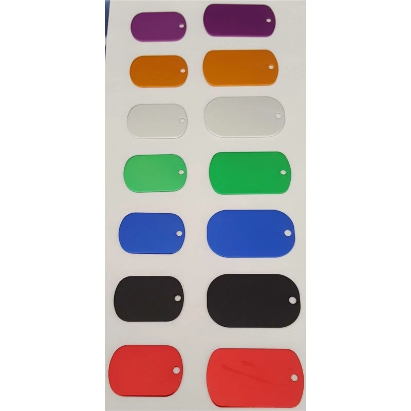 MEDAGLIETTA per Cani e gatti PIASTRA INCISIONE GRATIS Personalizzata + anellino - Immagine 1 di 1