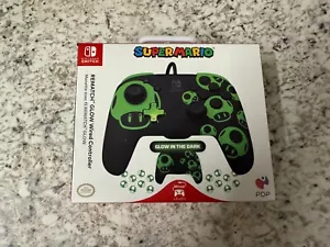 Neuer PDP Rematch Wired Gaming Controller für Nintendo Switch Glow in Dark - Bild 1 von 2