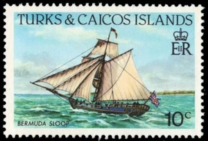 TURCAS y CAICOS 581a - Patrimonio Marítimo "Bermuda Sloop" (pb63803) - Imagen 1 de 1