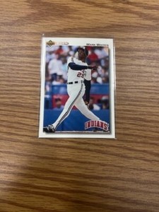 1992 Upper Deck Cleveland Indians Mark Whiten Baseball Card #524
