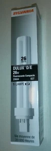 ☆ NEW SYLVANIA 26 WATTS DULUX D/E FLUORESCENTE COMPACTE 20684 20,000 HRS 827 F/S - Picture 1 of 7