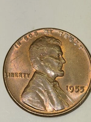1955 Double Die Obverse L on Rim ERROR 2.86 Grams Weight - Image 1 of 4