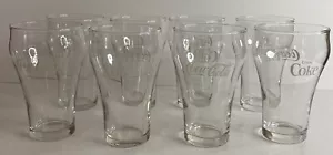 Lotto di 8 bicchieri da Coca Cola vintage Enjoy trasparente 8 oz a forma di campana 5 - Foto 1 di 4