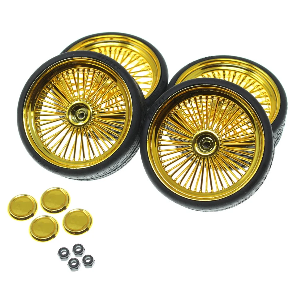Redcat Racing Gold 26” Wire Wheel & Tire Set RER19793 - Image 1 of 1