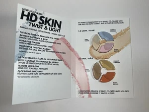 Make Up For Ever HD Skin Twist & Light Loose Powder 1.0 Light & Tan Samples New - Picture 1 of 2