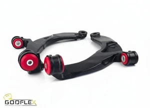 VW Transporter T5 Front Wishbone Suspension Arms UPRATED Bushes 2003-16 in Poly - Picture 1 of 6