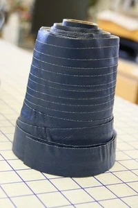 BISON Single-Fold 1.25" Dark Blue Vinyl Binding ~ 18 yds. ~ Auto/Carpet/Marine - Bild 1 von 1