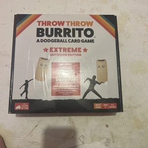 Throw Throw Burrito A Dodgeball Card Game Extreme Outdoor Edition Ages 7+ NEW - Picture 1 of 5