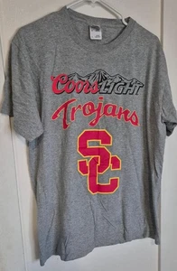Coors Light Beer USC University of Southern California Trojans Promo T-Shirt L - Bild 1 von 3