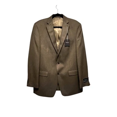 Van Heusen Mens Blazer Sport Coat 2 Button Casual Jacket 42L NEW Medium Brown - Image 1 of 4