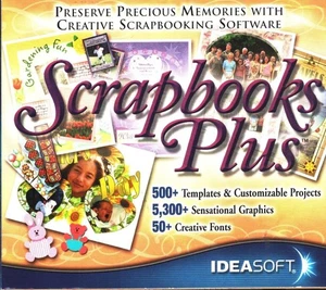 Scrapbooks Plus Designer Software for WINDOWS IDEASOFT - Picture 1 of 11
