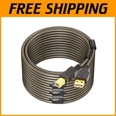 100ft USB Printer Cord - High Speed Active Cable - Image 1 of 4