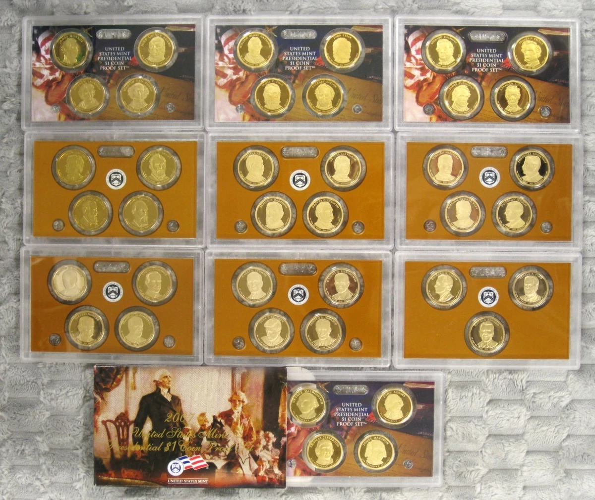 Uncirculated U.S. Mint 2007 Presidential Dollar Coins (2007-Now