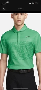 Nike Tiger Woods Polo Shirt Mens 2XL Dri Fit ADV Golf DR5327-324 - Picture 1 of 8