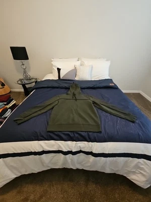 Armani Exchange A|X Mens Sweater Hoodie Green Color Slim Medium Size - Image 1 of 4