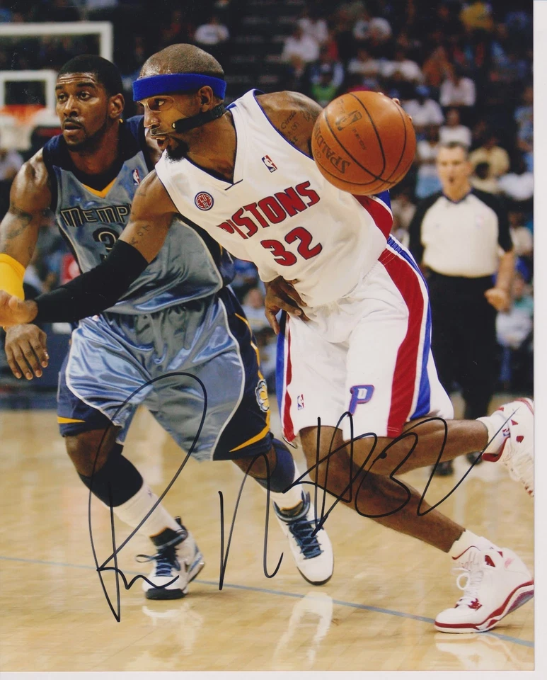 Richard Hamilton 8x10 firmado con certificado de autenticidad Detroit Pistons #3 Foto 1 de 1