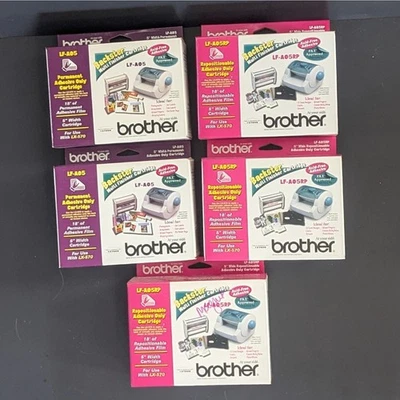 Lot of 5 Brother BackSheet Laminating & Adhesive Cartridge Refills - Image 1 of 2