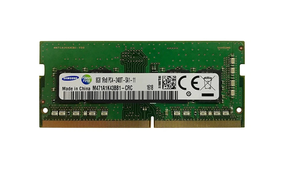 🔥 SAMSUNG 8GB DDR4 PC4-2400T SODIMM Laptop Memory M471A1K43CB1-CRC - image 1 of 1