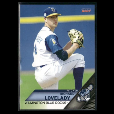 Richard Lovelady 2017 Wilmington Blue Rocks Team Set Baseball Card MLB NM - Image 1 of 3