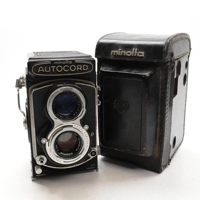 Appareil photo argentique reflex numérique MINOLTA Autocord 6X6 Rokor 75 mm f3,5 -VM 6075- - Photo 1/4