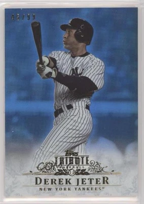 2013 Topps Tribute Blue /99 Derek Jeter #25 HOF - Image 1 of 2