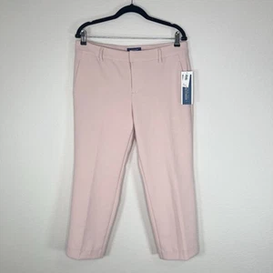 Old Navy Cheek Blush Pink Harper Mid-Rise Cropped Ankle Pants NWT Sz 10 - Picture 1 of 10