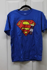 DC Comics Boys Short Sleeve Superman Logo Graphic T-Shirt-Royal-XXL (18)-NWT - Picture 1 of 2