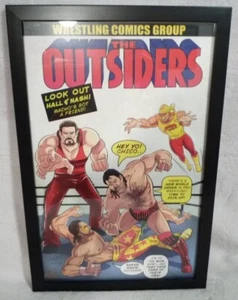 NWO THE OUTSIDERS ~ CUSTOM COMIC BOOK ART PRINT ~ ERIK HODSON ~ FRAMED & SIGNED! - Picture 1 of 6